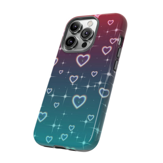 Very Berry Hearts Tough Phone Case