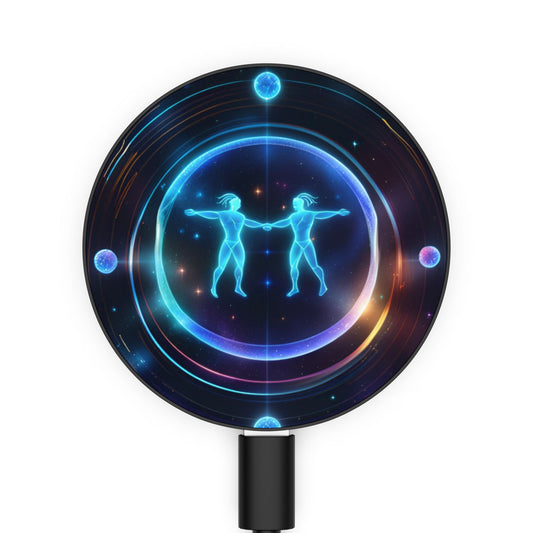 Gemini Zodiac Sign Magnetic Wireless Charger