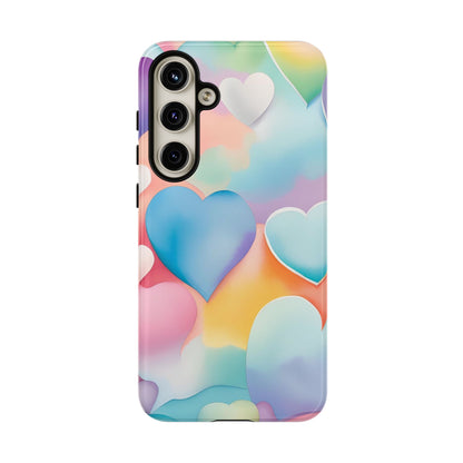 Watercolor Hearts Phone Case