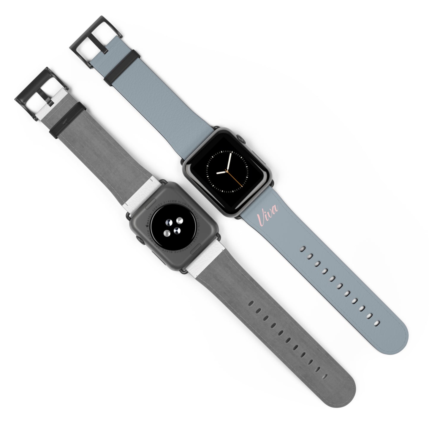 Hope Gray Faux Leather Apple Watch Band - Viva Phone Boutique 