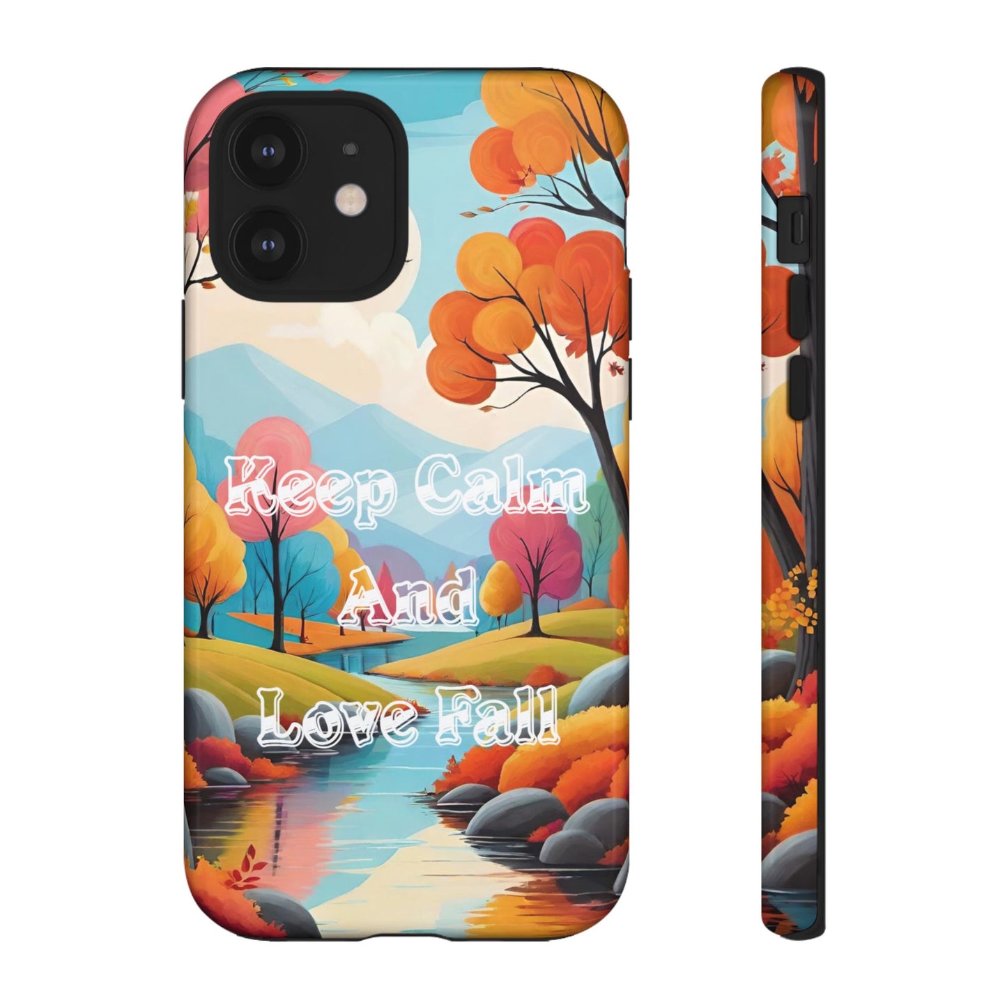 Fall-Themed Phone Case - 'Keep Calm And Love Fall' Design - Viva Phone Boutique 